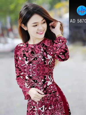 Vải áo dài Lập thể kiểu mới AD 5870 26 1565242465 148 Vai ao dai Lap the kieu moi AD 5870