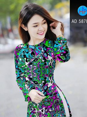 Vải áo dài Lập thể kiểu mới AD 5870 31 1565242465 367 Vai ao dai Lap the kieu moi AD 5870