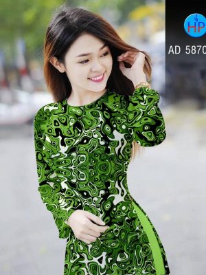 Vải áo dài Lập thể kiểu mới AD 5870 33 1565242465 878 Vai ao dai Lap the kieu moi AD 5870