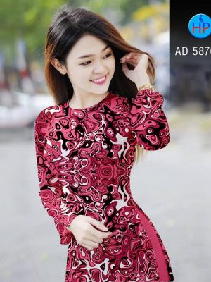 Vải áo dài Lập thể kiểu mới AD 5870 25 1565242465 996 Vai ao dai Lap the kieu moi AD 5870