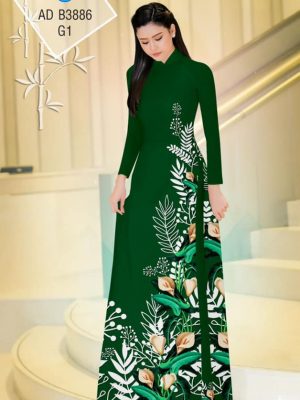 Vải áo dài Hoa Loa Kèn kiểu mới AD B3886 37 1565243362 563 Vai ao dai Hoa Loa Ken kieu moi AD B3886