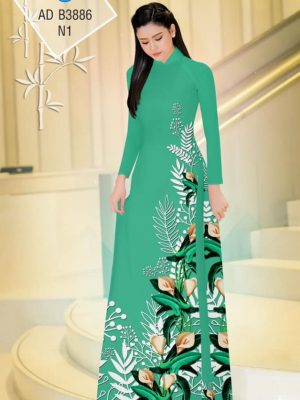 Vải áo dài Hoa Loa Kèn kiểu mới AD B3886 24 1565243362 951 Vai ao dai Hoa Loa Ken kieu moi AD B3886