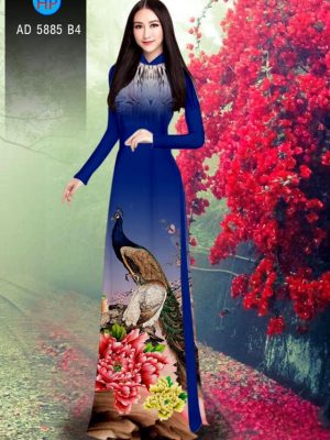 Vải áo dài Công và Hoa Mẫu Đơn thiết kế 2019 AD 5885 21 1565346710 579 Vai ao dai Cong va Hoa Mau Don thiet ke