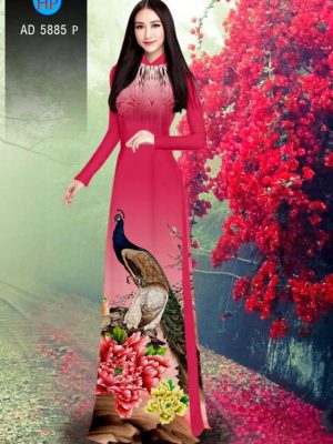 Vải áo dài Công và Hoa Mẫu Đơn thiết kế 2019 AD 5885 29 1565346711 172 Vai ao dai Cong va Hoa Mau Don thiet ke