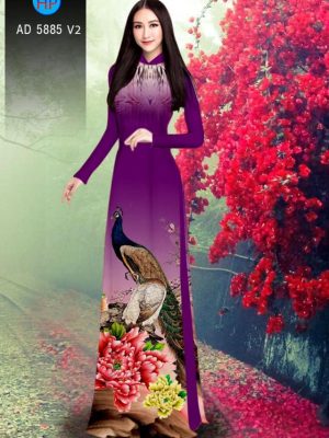 Vải áo dài Công và Hoa Mẫu Đơn thiết kế 2019 AD 5885 33 1565346711 456 Vai ao dai Cong va Hoa Mau Don thiet ke