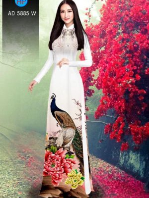 Vải áo dài Công và Hoa Mẫu Đơn thiết kế 2019 AD 5885 30 1565346711 858 Vai ao dai Cong va Hoa Mau Don thiet ke