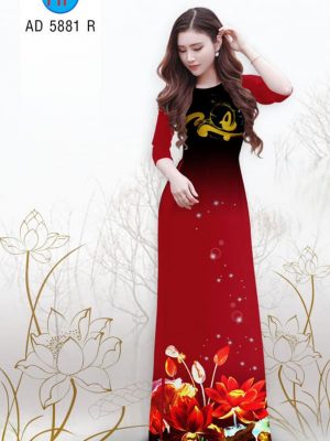Vải áo dài Sen mùa vu lan thiết kế 2019 AD 5881 26 1565609834 11 Vai ao dai Sen mua vu lan thiet ke 2019