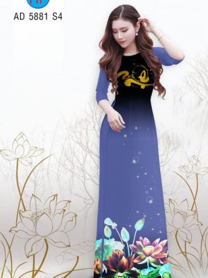 Vải áo dài Sen mùa vu lan thiết kế 2019 AD 5881 32 1565609834 789 Vai ao dai Sen mua vu lan thiet ke 2019