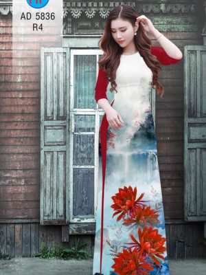 Vải áo dài hoa sen xanh mới ra AD 5836 35 1565610996 202 Vai ao dai hoa sen xanh moi ra AD 5836