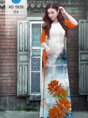 Vải áo dài hoa sen xanh mới ra AD 5836 30 1565610996 363 Vai ao dai hoa sen xanh moi ra AD 5836