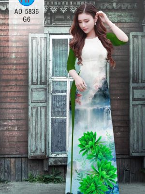 Vải áo dài hoa sen xanh mới ra AD 5836 22 1565610996 638 Vai ao dai hoa sen xanh moi ra AD 5836