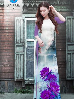 Vải áo dài hoa sen xanh mới ra AD 5836 24 1565610996 640 Vai ao dai hoa sen xanh moi ra AD 5836