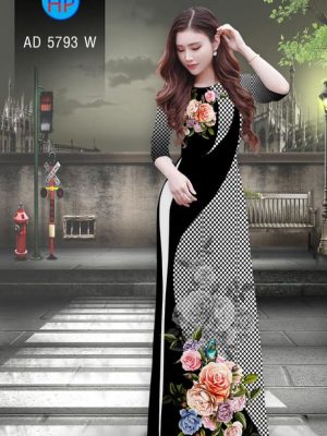 Vải áo dài Hoa hồng và chim mới ra AD 5793 32 1565751903 63 Vai ao dai Hoa hong va chim moi ra AD