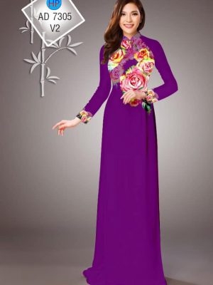 Vải áo dài hoa hồng kiểu mới AD 7305 35 1565751998 950 Vai ao dai hoa hong kieu moi AD 7305