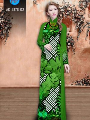 Vải áo dài Lá và hoa văn kiểu mới AD 5878 28 1565753309 596 Vai ao dai La va hoa van kieu moi AD