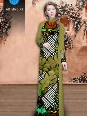 Vải áo dài Lá và hoa văn kiểu mới AD 5878 35 1565753309 767 Vai ao dai La va hoa van kieu moi AD