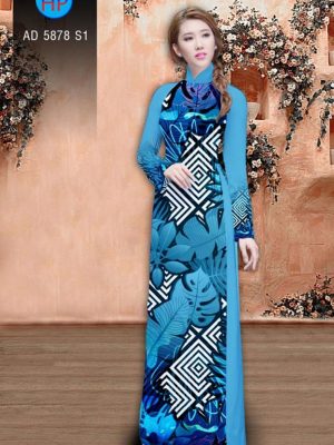 Vải áo dài Lá và hoa văn kiểu mới AD 5878 29 1565753309 815 Vai ao dai La va hoa van kieu moi AD