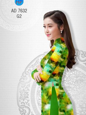 Vải áo dài Lập thể lam thiết kế 2019 AD 7632 23 1565756034 545 Vai ao dai Lap the lam thiet ke 2019 AD