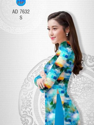 Vải áo dài Lập thể lam thiết kế 2019 AD 7632 31 1565756035 488 Vai ao dai Lap the lam thiet ke 2019 AD