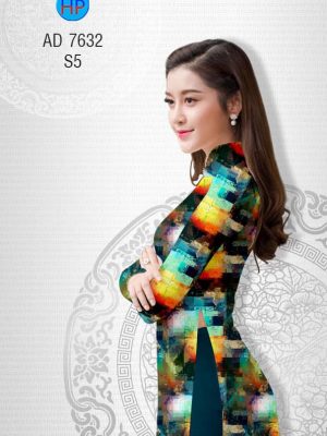 Vải áo dài Lập thể lam thiết kế 2019 AD 7632 33 1565756035 848 Vai ao dai Lap the lam thiet ke 2019 AD