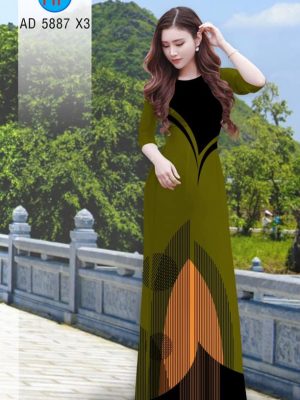 Vải áo dài Lập thể mới ra AD 5887 23 1565756163 603 Vai ao dai Lap the moi ra AD 5887