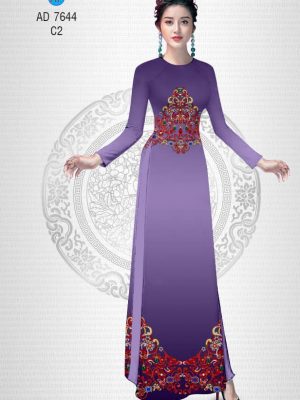 Vải áo dài Hoa văn mới ra AD 7644 35 1565770868 576 Vai ao dai Hoa van moi ra AD 7644