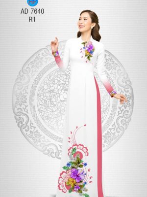 Vải áo dài Hoa in 3D kiểu mới AD 7640 23 1565835176 14 Vai ao dai Hoa in 3D kieu moi AD 7640