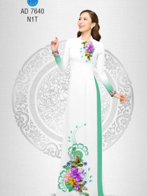 Vải áo dài Hoa in 3D kiểu mới AD 7640 21 1565835176 334 Vai ao dai Hoa in 3D kieu moi AD 7640