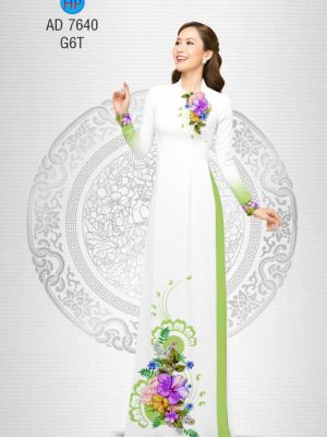 Vải áo dài Hoa in 3D kiểu mới AD 7640 22 1565835176 901 Vai ao dai Hoa in 3D kieu moi AD 7640