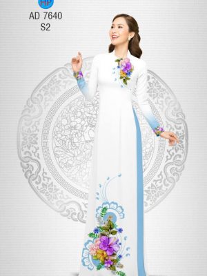 Vải áo dài Hoa in 3D kiểu mới AD 7640 24 1565835177 336 Vai ao dai Hoa in 3D kieu moi AD 7640