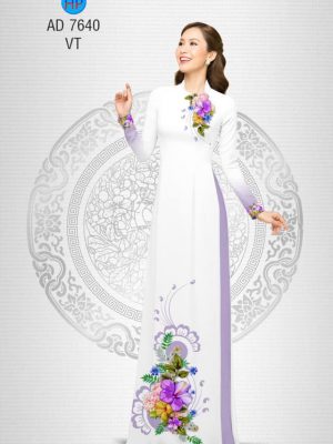 Vải áo dài Hoa in 3D kiểu mới AD 7640 29 1565835177 754 Vai ao dai Hoa in 3D kieu moi AD 7640