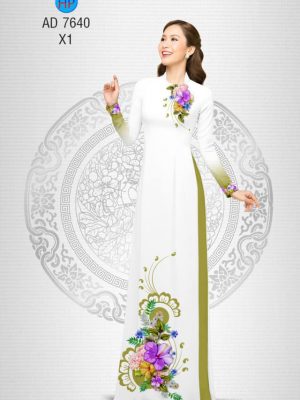 Vải áo dài Hoa in 3D kiểu mới AD 7640 25 1565835177 767 Vai ao dai Hoa in 3D kieu moi AD 7640