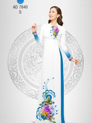 Vải áo dài Hoa in 3D kiểu mới AD 7640 28 1565835177 931 Vai ao dai Hoa in 3D kieu moi AD 7640