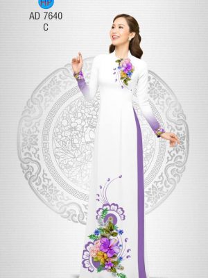 Vải áo dài Hoa in 3D kiểu mới AD 7640 35 1565835178 182 Vai ao dai Hoa in 3D kieu moi AD 7640