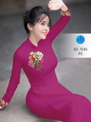 Vải áo dài Hoa in 3D mới ra AD 7645 28 1565836183 513 Vai ao dai Hoa in 3D moi ra AD 7645