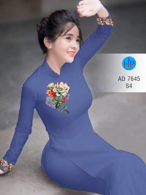 Vải áo dài Hoa in 3D mới ra AD 7645 30 1565836183 910 Vai ao dai Hoa in 3D moi ra AD 7645