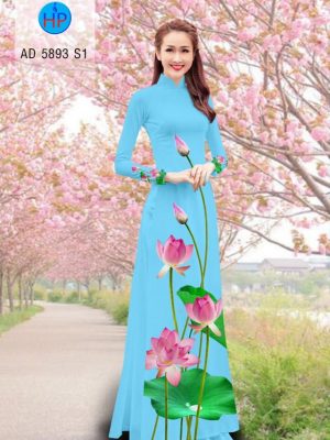 Vải áo dài Sen kiểu mới AD 5893 37 1565841105 595 Vai ao dai Sen kieu moi AD 5893