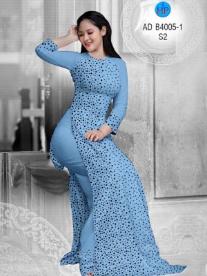 Vải áo dài Mẫu bi trên nền màu kiểu mới AD B4005 26 1565943134 895 Vai ao dai Mau bi tren nen mau kieu moi