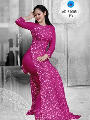 Vải áo dài Mẫu bi trên nền màu kiểu mới AD B4005 28 1565943134 933 Vai ao dai Mau bi tren nen mau kieu moi