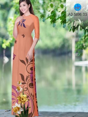 Vải áo dài Hoa in 3D thiết kế 2019 AD 5896 20 1565943328 419 Vai ao dai Hoa in 3D thiet ke 2019 AD