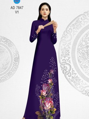 Vải áo dài Hoa in 3D thiết kế 2019 AD 7647 30 1565943454 624 Vai ao dai Hoa in 3D thiet ke 2019 AD