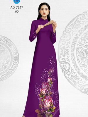 Vải áo dài Hoa in 3D thiết kế 2019 AD 7647 34 1565943454 627 Vai ao dai Hoa in 3D thiet ke 2019 AD