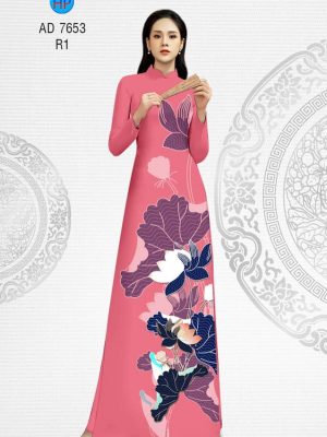 Vải áo dài hoa Sen thiết kế 2019 AD 7653 21 1565945169 689 Vai ao dai hoa Sen thiet ke 2019 AD 7653