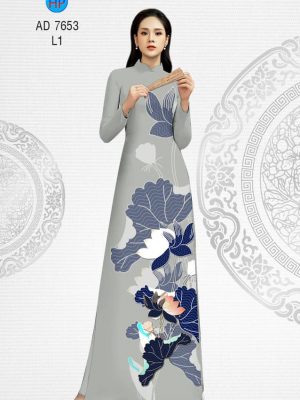 Vải áo dài hoa Sen thiết kế 2019 AD 7653 32 1565945170 436 Vai ao dai hoa Sen thiet ke 2019 AD 7653