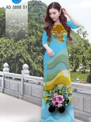 Vải áo dài Hoa in 3D kiểu mới AD 5898 23 1565945345 464 Vai ao dai Hoa in 3D kieu moi AD 5898