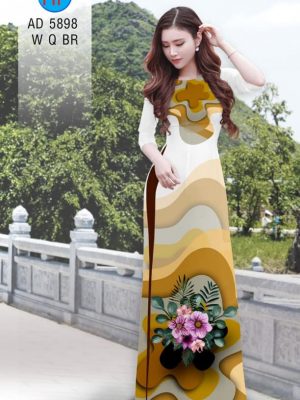 Vải áo dài Hoa in 3D kiểu mới AD 5898 22 1565945345 959 Vai ao dai Hoa in 3D kieu moi AD 5898