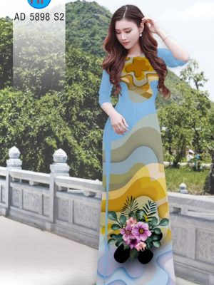 Vải áo dài Hoa in 3D kiểu mới AD 5898 32 1565945346 127 Vai ao dai Hoa in 3D kieu moi AD 5898
