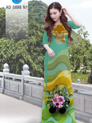 Vải áo dài Hoa in 3D kiểu mới AD 5898 25 1565945346 447 Vai ao dai Hoa in 3D kieu moi AD 5898