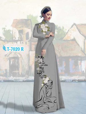 Vải áo dài tình mẹ mới ra AD T7020 15 1566200375 878 Vai ao dai tinh me moi ra AD T7020
