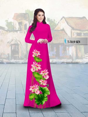 Vải áo dài hoa sen mới ra AD T7019 29 1566202515 32 Vai ao dai hoa sen moi ra AD T7019